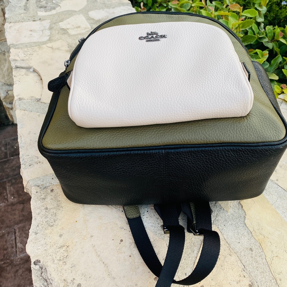 Coach Colorblock backpack&wallet - Picture 9 of 12